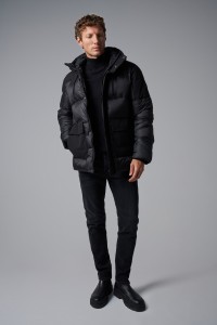 PUFFER-JACKE MIT KAPUZE