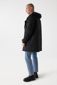 LONG HOODED PARKA