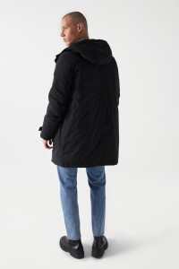 LONG HOODED PARKA