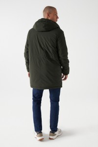 PARKA LONGUE AVEC CAPUCHE