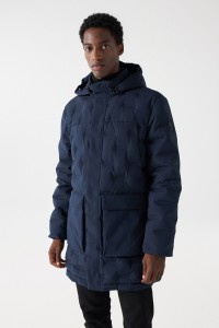 VESTE MATELASSE AVEC CAPUCHE