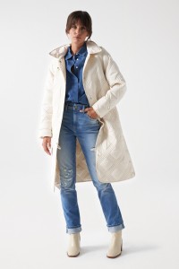 MANTEAU MATELASS AVEC CEINTURE