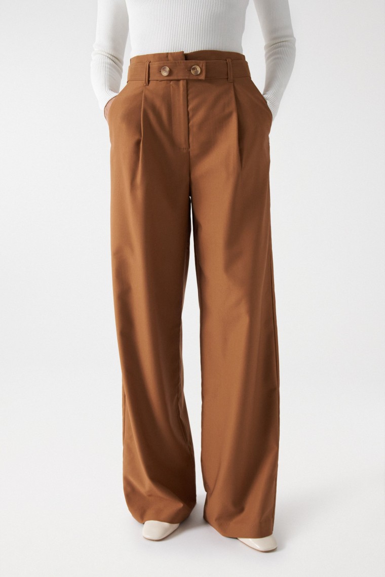 PANTALON TAILLE HAUTE STRAIGHT