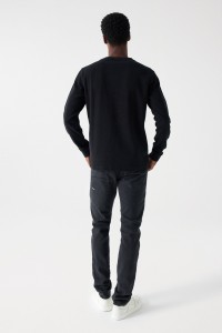 TEXTURED EFFECT JUMPER