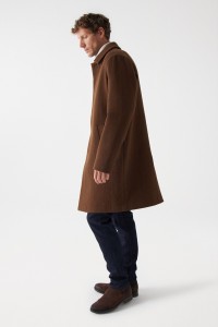 MANTEAU EN TISSU DE LAINE