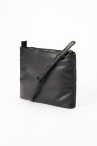 LEATHER EFFECT CROSSBODY HANDBAG