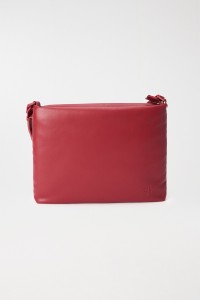 LEATHER EFFECT CROSSBODY HANDBAG