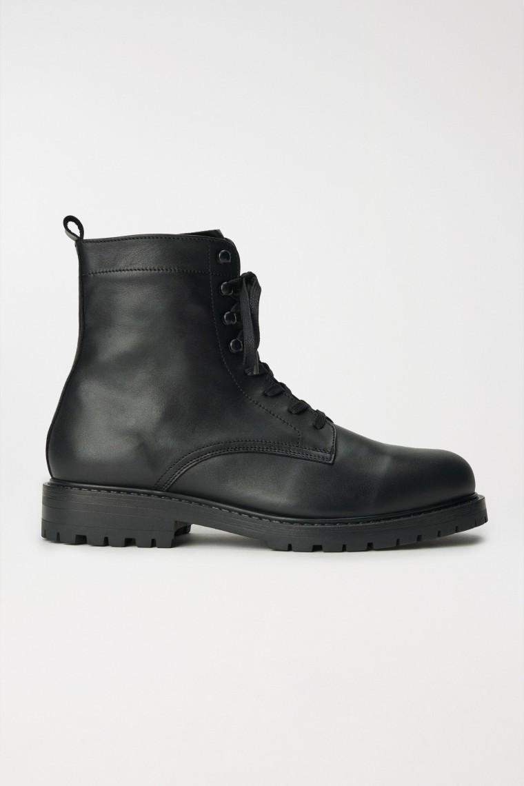 MILITRSTIEFEL AUS LEDER