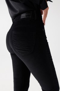 SECRET PUSH IN-JEANS AUS SAMT