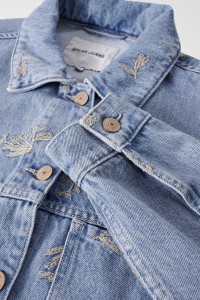 DENIM-JACKE MIT STICKEREI