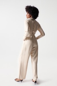 JUMPSUIT WITH BELT AND BUTTONS