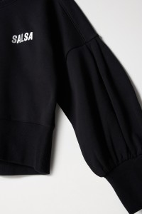 PLAIN SWEATSHIRT WITH SALSA LOGO