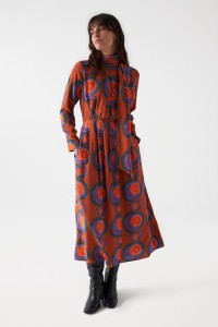 LONG PRINT DRESS