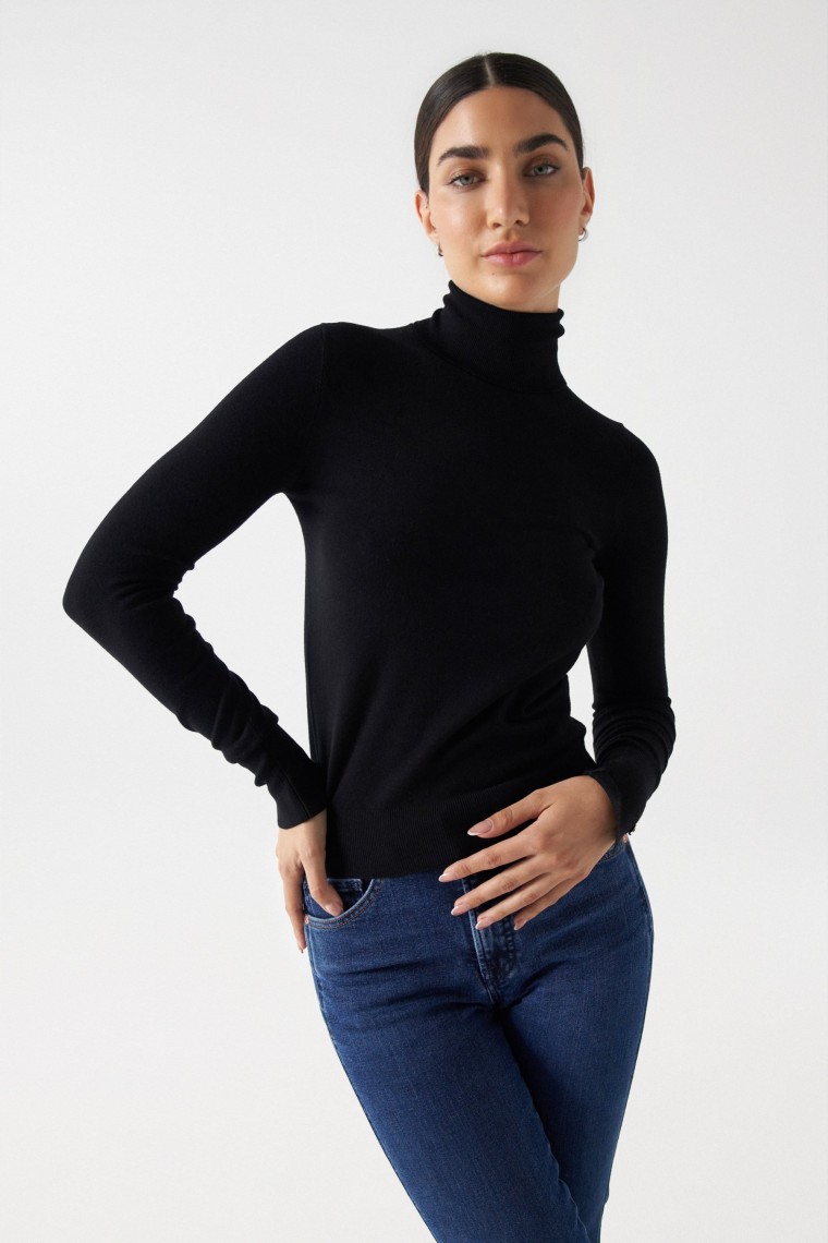 POLO NECK JUMPER