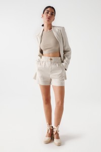 LINEN SHORTS