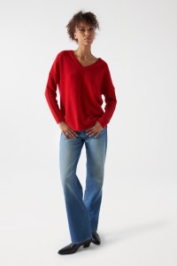 WOOL AND CASHMERE JUMPER