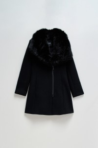 GRACE WOOLLEN COAT WITH FUR