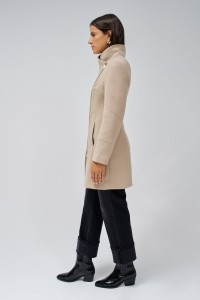 GRACE WOOLLEN COAT WITH FUR