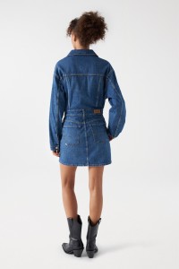 VESTIDO CORTO DE DENIM TRUE