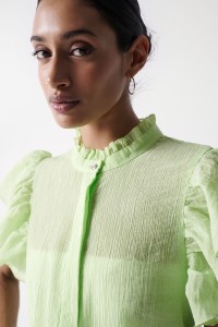 BLOUSE WITH RUFFLES