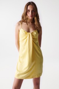 ROBE COURTE SATINE