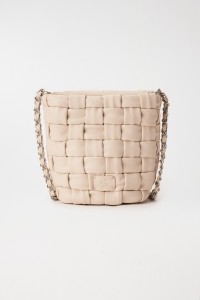 MINI HANDBAG WITH WOVEN EFFECT