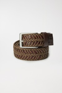 BRAIDED LEATHER BELT