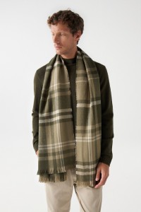 CHECKED SCARF