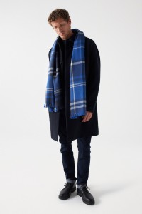 CHECKED SCARF