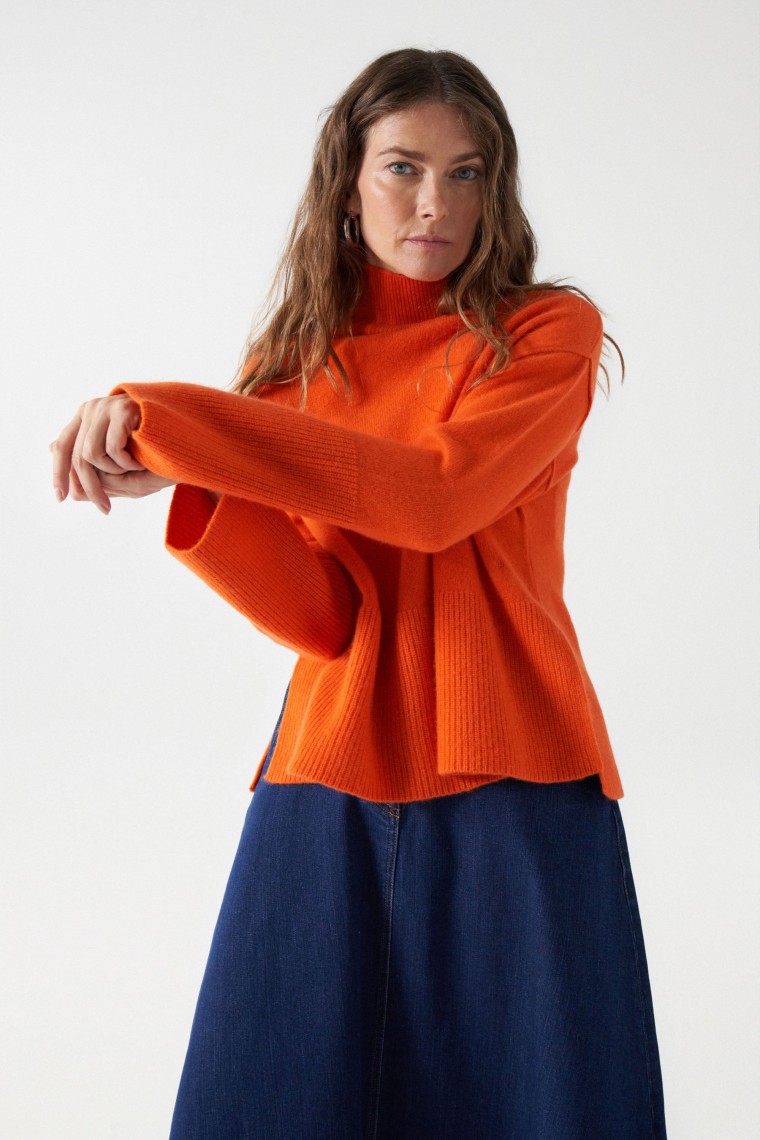 WOOL JUMPER WITH CASHMERE