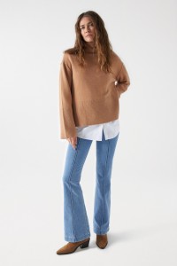 WOOL JUMPER WITH CASHMERE