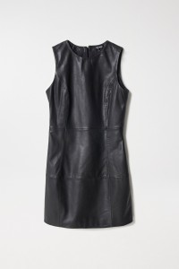 SHORT LEATHER DRESS