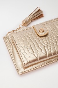 CROCODILE-EFFECT COIN PURSE