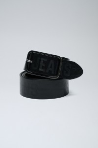 LEATHER BELT WITH SALSA LOGO