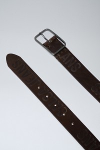 LEATHER BELT WITH SALSA LOGO