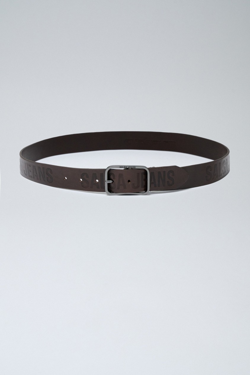 CEINTURE EN CUIR AVEC LOGO SALSA