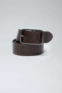 LEATHER BELT WITH SALSA LOGO