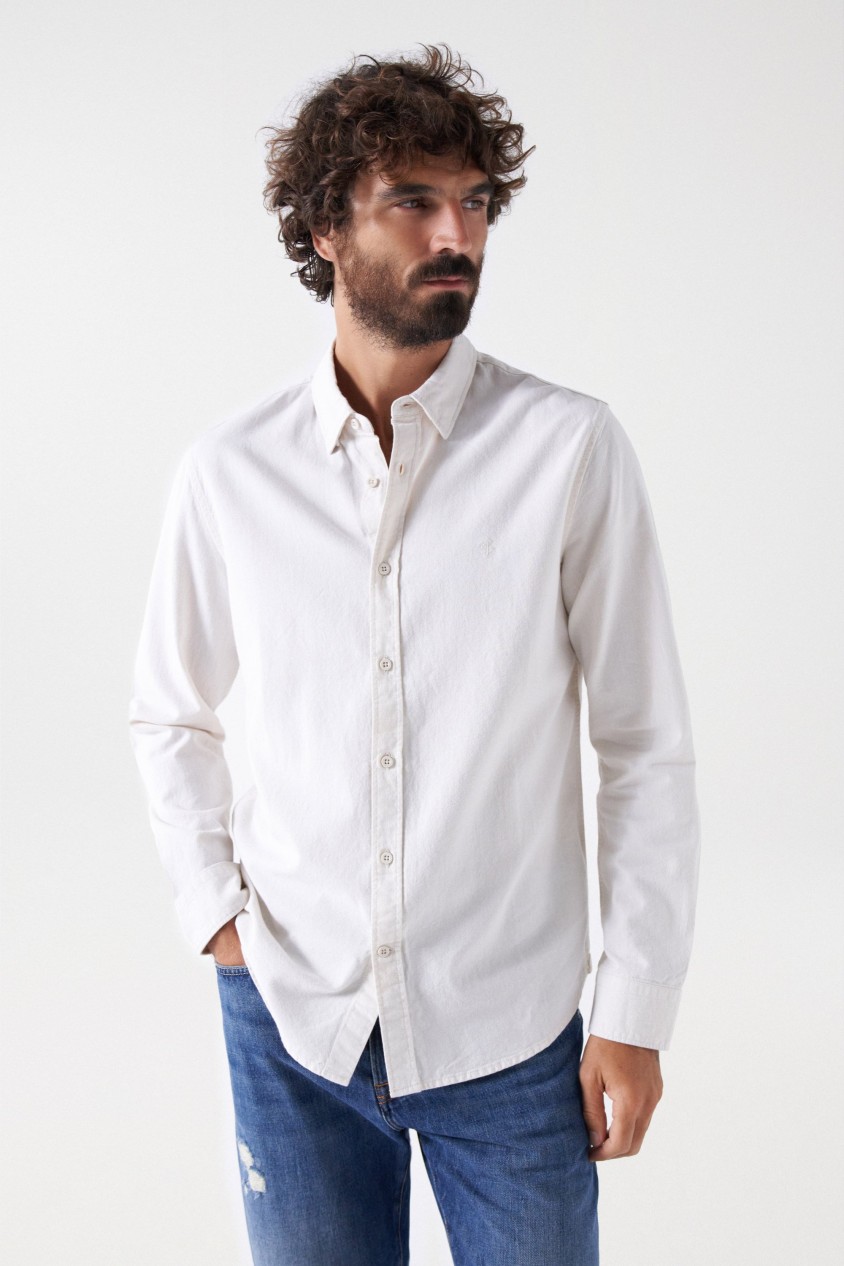 CHEMISE EN COTON AVEC LOGO