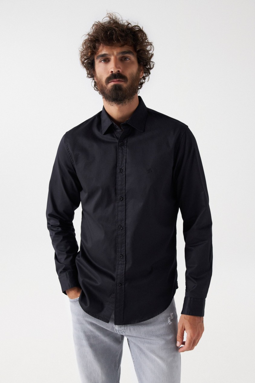 PLAIN COTTON SHIRT