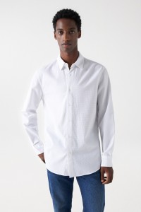 TEXTURED COTTON SHIRT