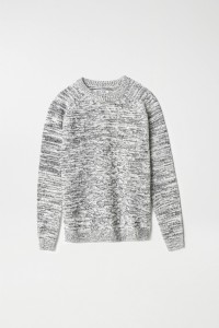 KNITTED JUMPER WITH COLOUR CONTRAST