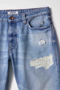 CRAFT SERIES REGULAR-JEANS MIT RISSEN