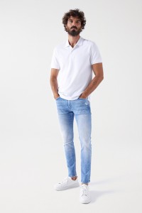 SKINNY MEDIUM WASH JEANS