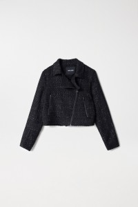 BLOUSON COURT EN TWEED