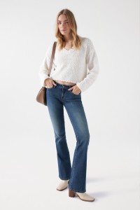 TEXTURED SHORT KNIT JUMPER