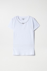 T-SHIRT AVEC PENDELOQUES BRILLANTES