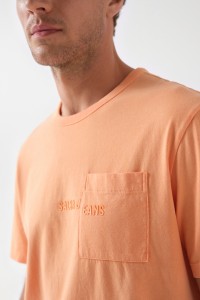 COTTON T-SHIRT WITH POCKET