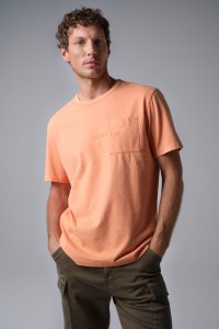 COTTON T-SHIRT WITH POCKET