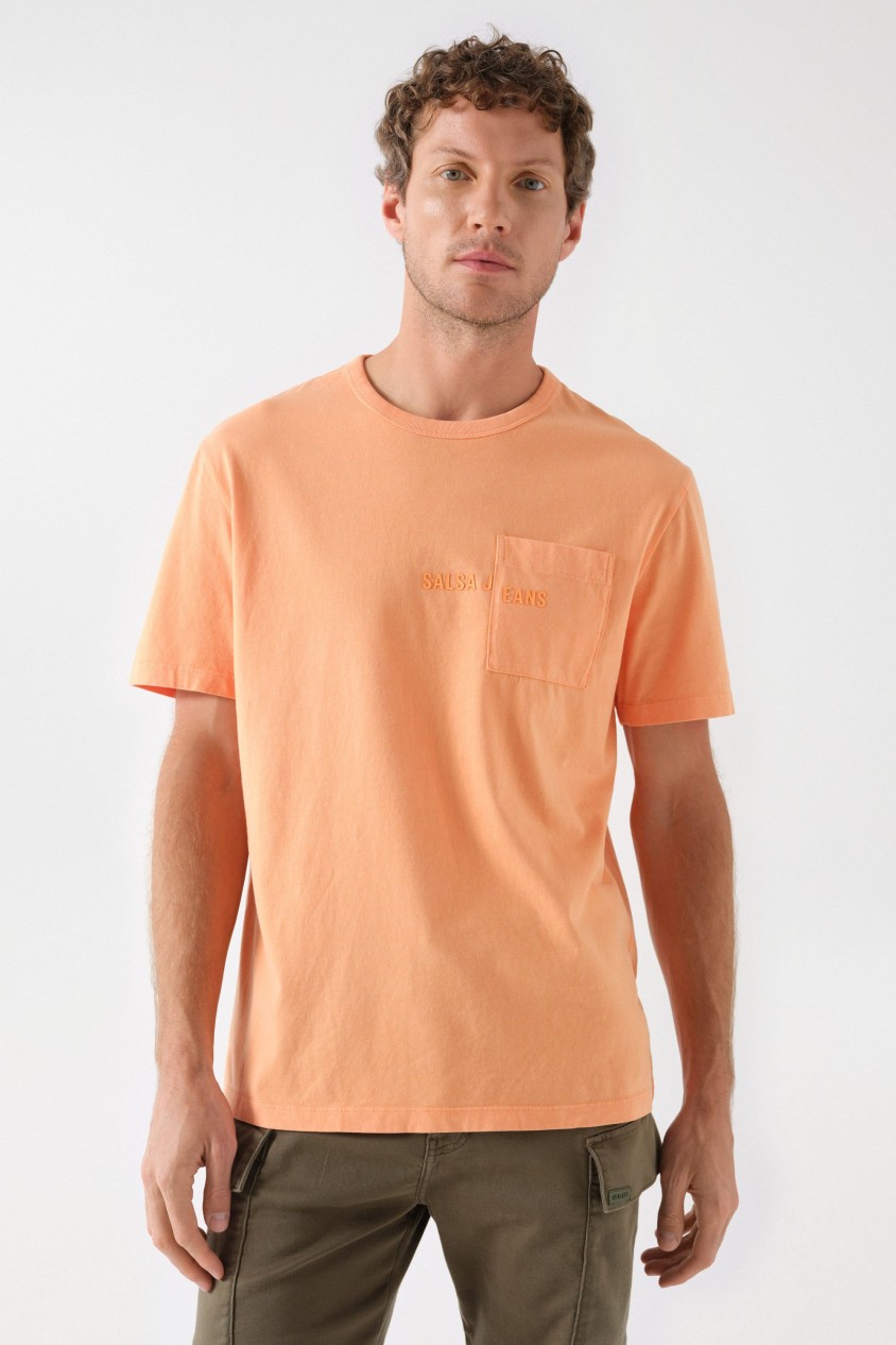 COTTON T-SHIRT WITH POCKET