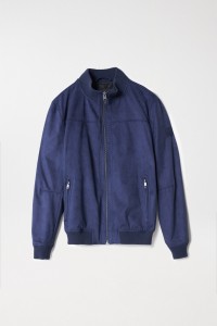 BLOUSON AVIATEUR EN DAIM